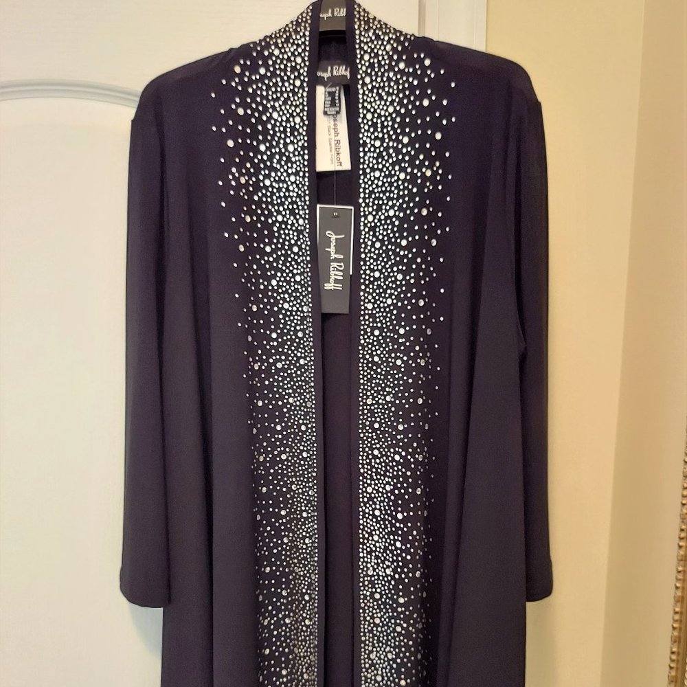 Joseph Ribkoff embellished swing jacket
